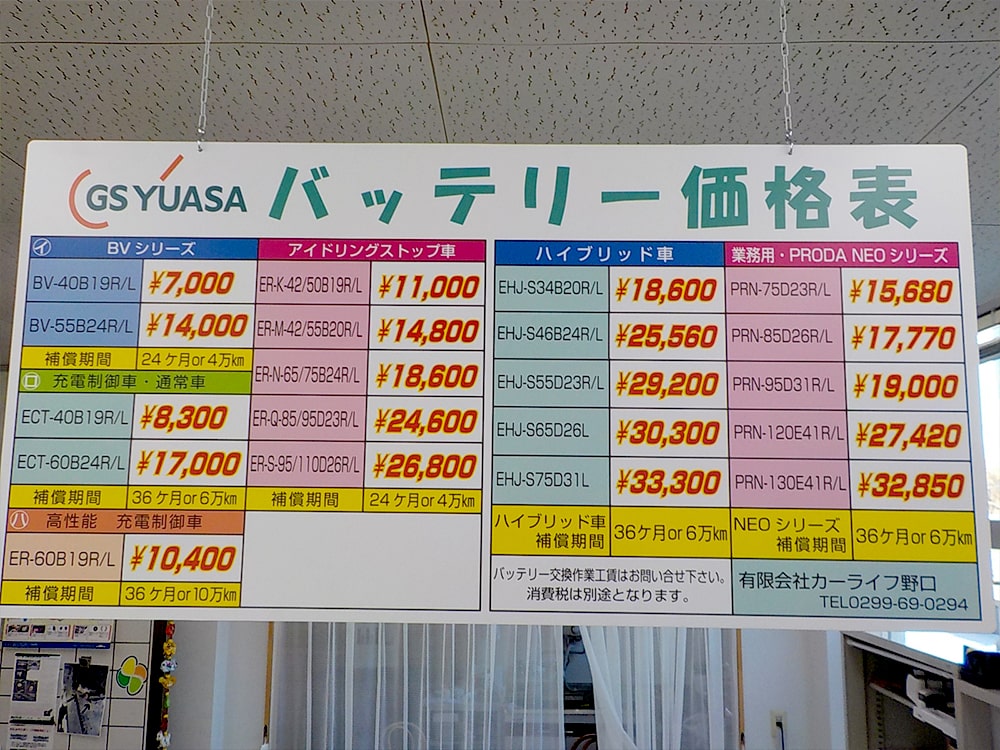 修理 整備 板金塗装 鹿嶋市 鹿行地域の車のことならカーライフ野口へ